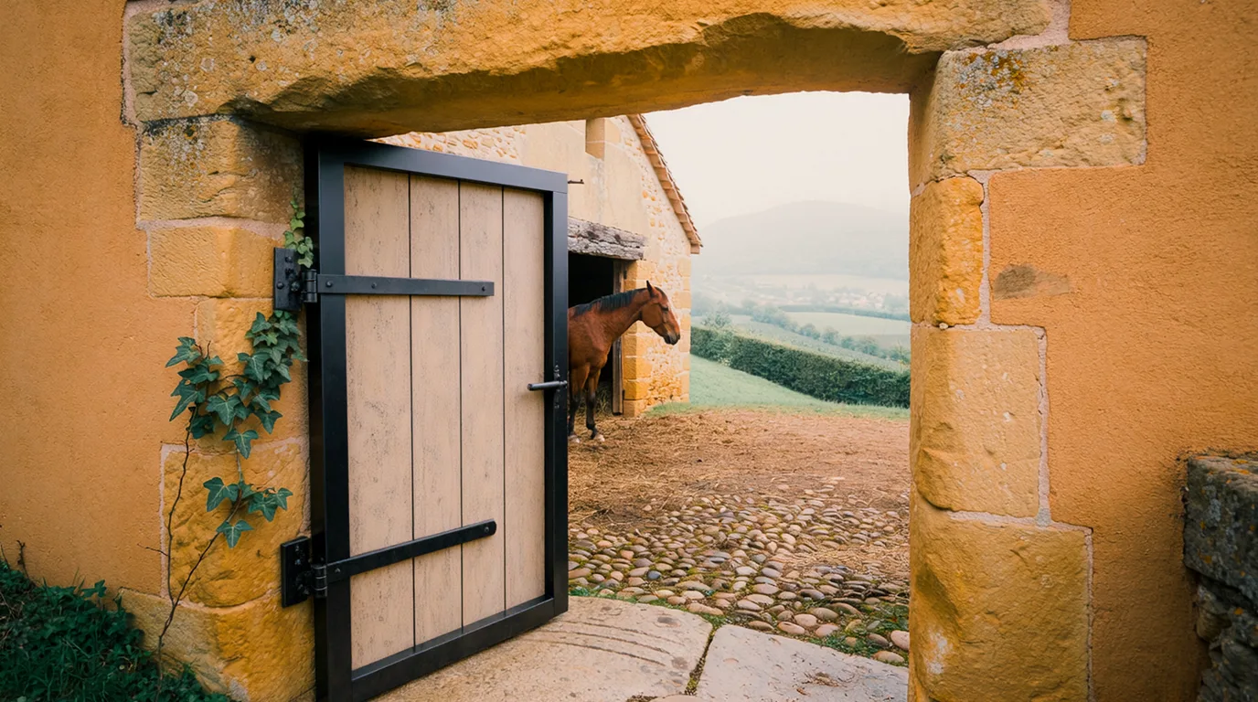 Entrée, Cheval'Envol, centre équestre à Vindry-sur-Turdine